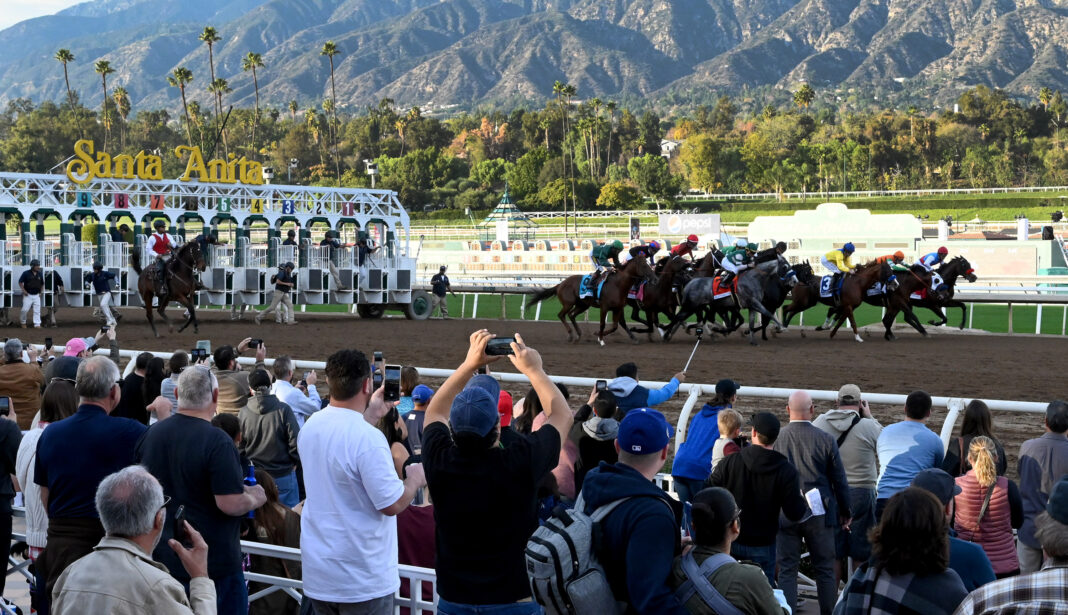 SANTA ANITA OPENING DAY RACE CARD