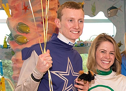 MARRIED JOCKEYS RECEIVE STRANGE GIFT